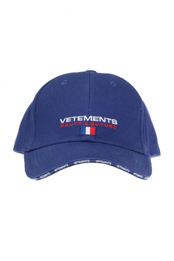 Blue Logo-stitched baseball cap VETEMENTS - Vitkac Canada